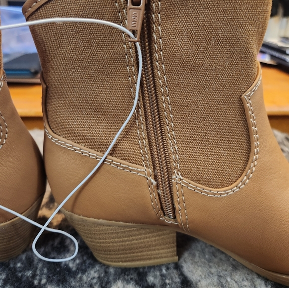 Kay Western Boots Universal Thread tan size 8 - Picture 8 of 13